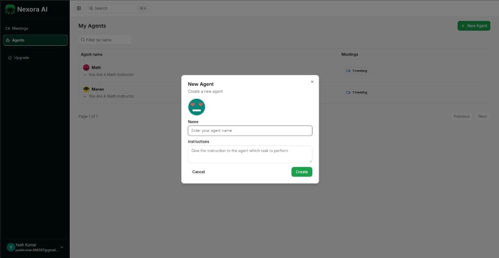 Create AI agents